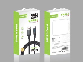 Cable USB FETUUZ con pantalla
